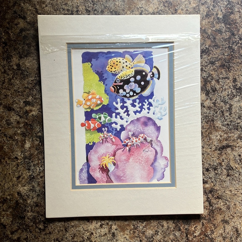 Vintage Paul Brent Tropical Watercolor Print